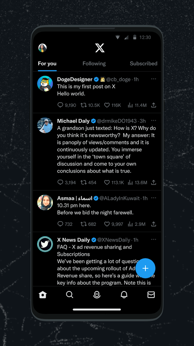 Screenshot X / Twitter APK untuk Android
