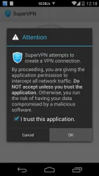 Screenshot SuperVPN APK